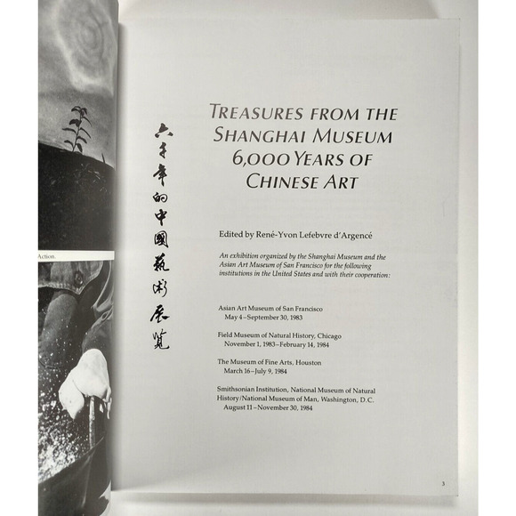 Treasures From The Shanghai Museum 6000 Years Of Chinese Art 1983 Paper Back - Picture 5 of 16